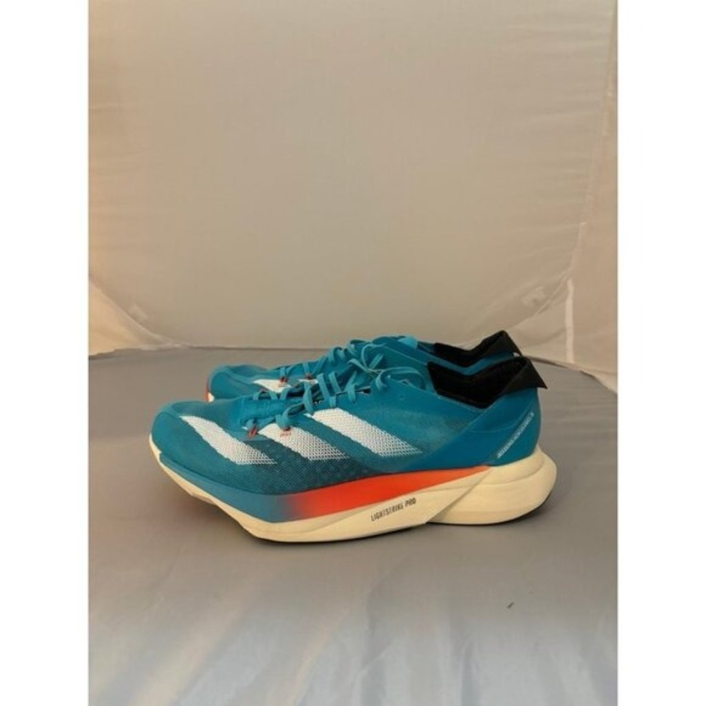 Adidas Adizero Adios Pro 3 Blue White Running Shoes Size 11 Id8468 New
